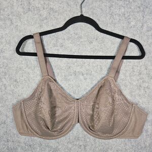 Wacoal Visual Effects Minimizer Underwire Bra Comfort Support 857210 Size 42D
